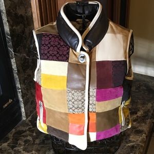 Coach Kids Patchwork Puffy Vest